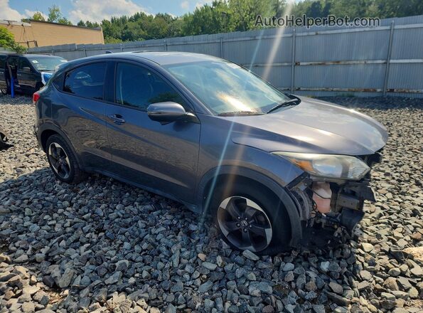 3CZRU6H51JM708541 2018 HONDA HR-V Серый Передняя правая четверть