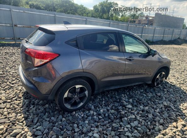 3CZRU6H51JM708541 2018 HONDA HR-V Серый Задняя правая четверть