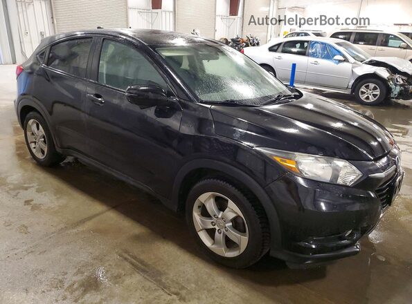 3CZRU6H55GM710463 2016 HONDA HR-V Черный Передняя правая четверть