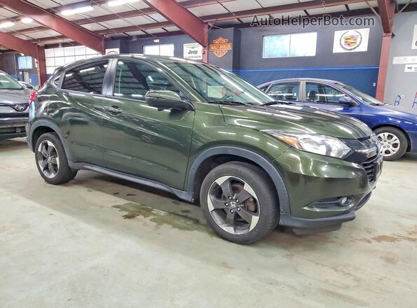 3CZRU6H55JM711278 2018 HONDA HR-V Green Przód prawy