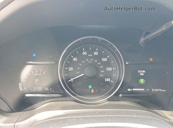3CZRU6H58KM719361 2019 HONDA HR-V Silver Սարքավորումների վահանակի տեսք