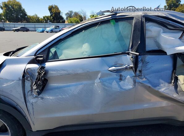 3CZRU6H58MM745431 2021 HONDA HR-V Silver Widok wnętrza z przodu