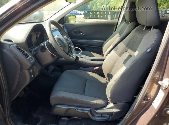 3CZRU6H59KM727467 2019 HONDA HR-V Brown Widok wnętrza z przodu