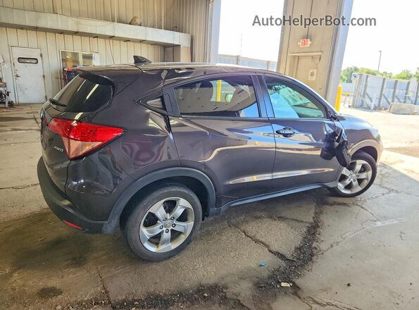 3CZRU6H5XGM751459 2016 HONDA HR-V Black Rear right