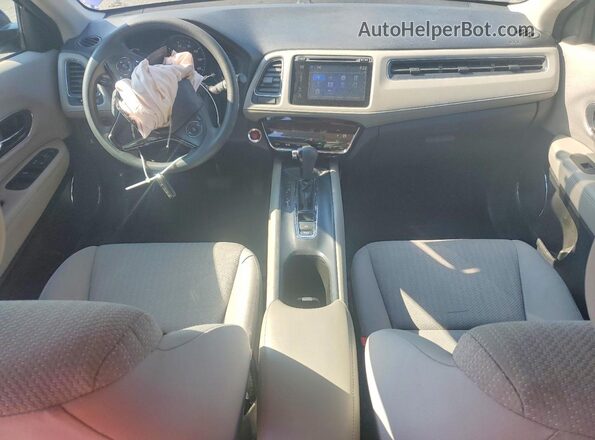 3CZRU6H5XHM701369 2017 HONDA HR-V Blue Вид панелі приладів