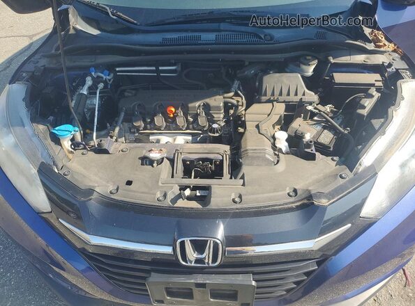 3CZRU6H5XHM701369 2017 HONDA HR-V Blue Вид підкапотного простору
