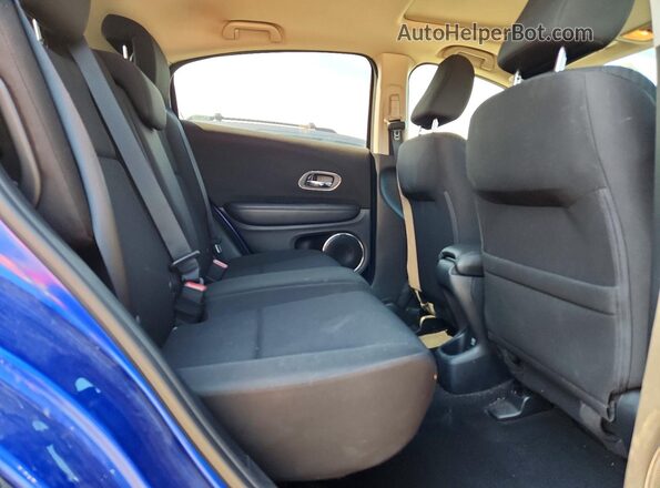 3CZRU6H5XJM105247 2018 HONDA HR-V Синий Вид задних сидений