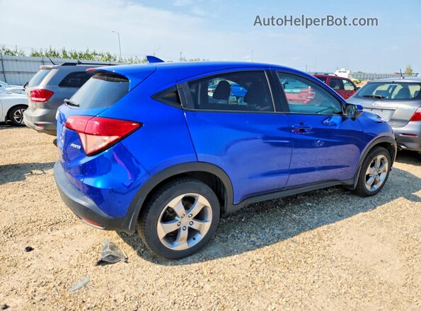 3CZRU6H5XJM105247 2018 HONDA HR-V Синий Задняя правая четверть