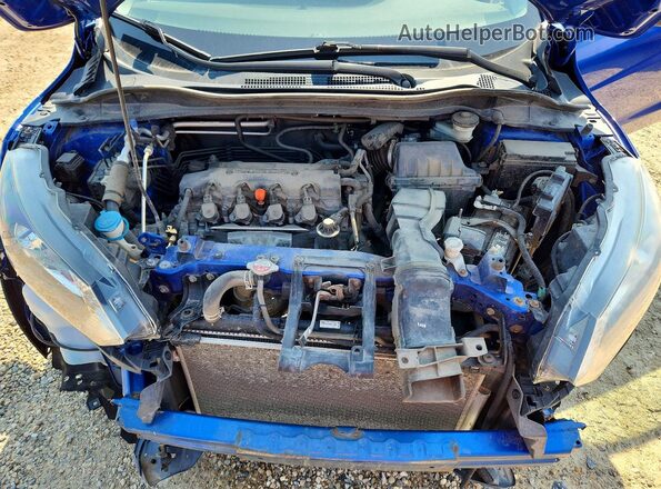 3CZRU6H5XJM105247 2018 HONDA HR-V Синий Вид задней части салона
