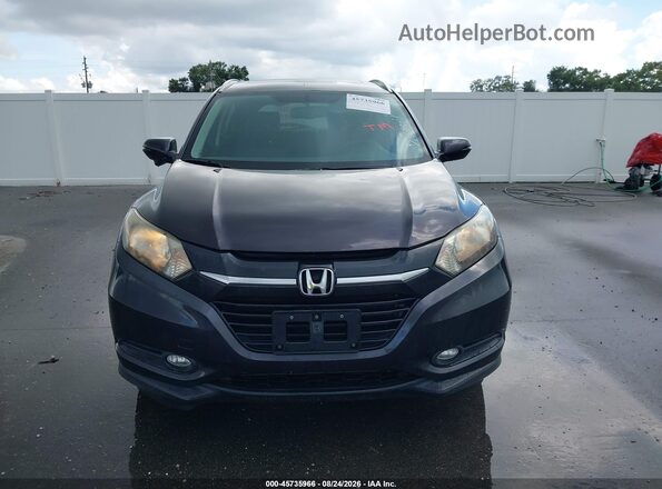 3CZRU6H75JM715820 2018 HONDA HR-V Purple ხელსაწყოთა პანელის ხედი