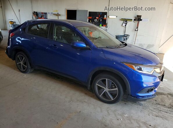 3CZRU6H76NM702225 2022 HONDA HR-V Blue Передня права чверть
