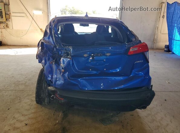 3CZRU6H76NM702225 2022 HONDA HR-V Blue Вид ззаду