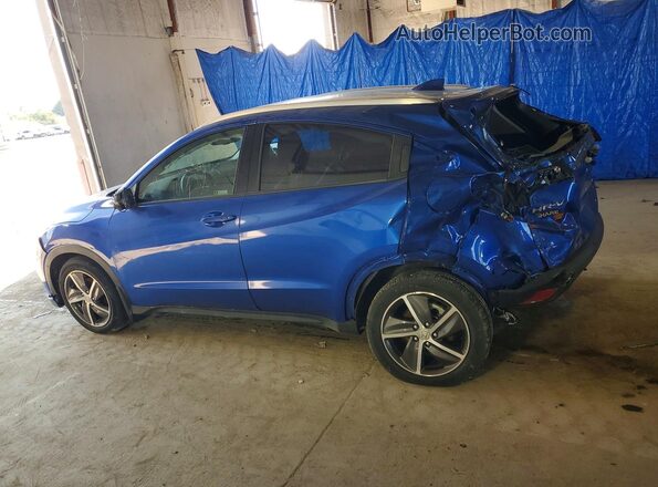 3CZRU6H76NM702225 2022 HONDA HR-V Blue Задня ліва чверть