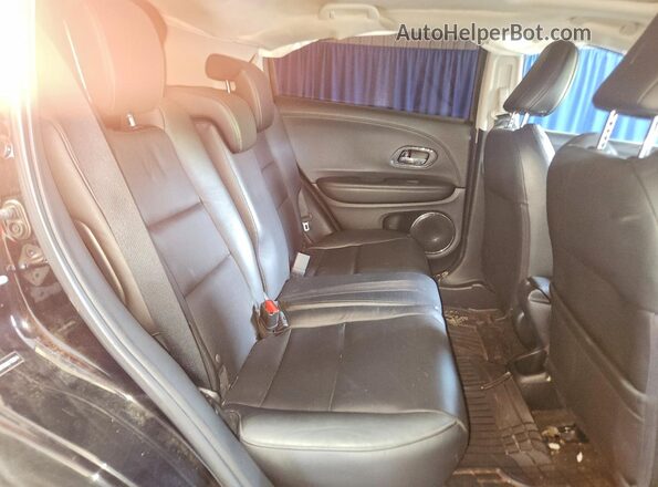 3CZRU6H79KM715014 2019 HONDA HR-V Black უკანა სალონის ხედი