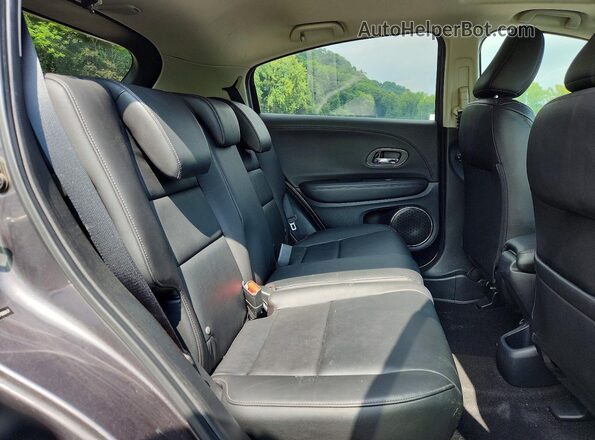 3CZRU6H7XJM702917 2018 HONDA HR-V Gray უკანა სალონის ხედი