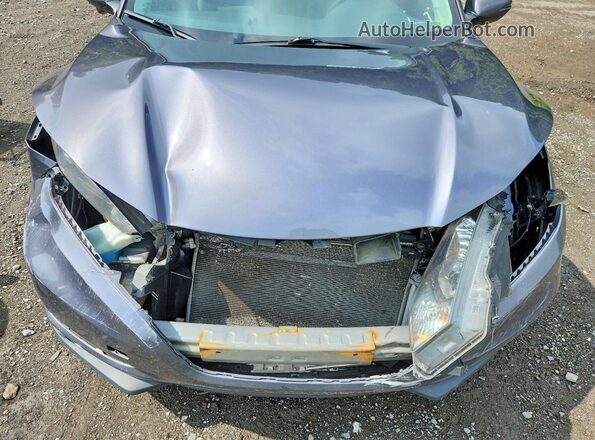 3CZRU6H7XJM702917 2018 HONDA HR-V Gray ძრავის განყოფილების ხედი