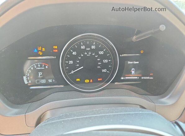3CZRU6H92KM700470 2019 HONDA HR-V Белый Вид щитка приборов