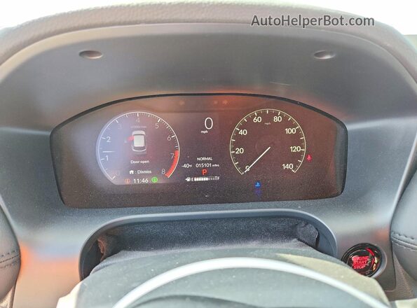 3CZRZ1H30RM735325 2024 HONDA HR-V Black Vista del cuadro de instrumentos