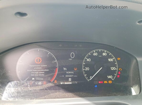 3CZRZ1H30SM747089 2025 HONDA HR-V White ხელსაწყოთა პანელის ხედი