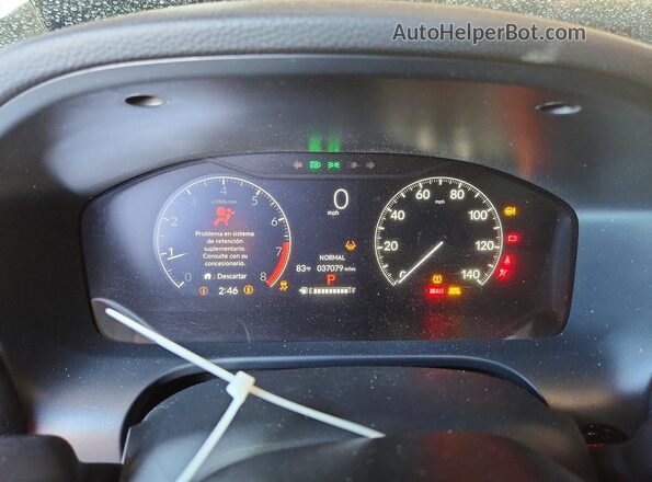3CZRZ1H3XTM701240 2026 HONDA HR-V Black Widok zestawu wskaźników