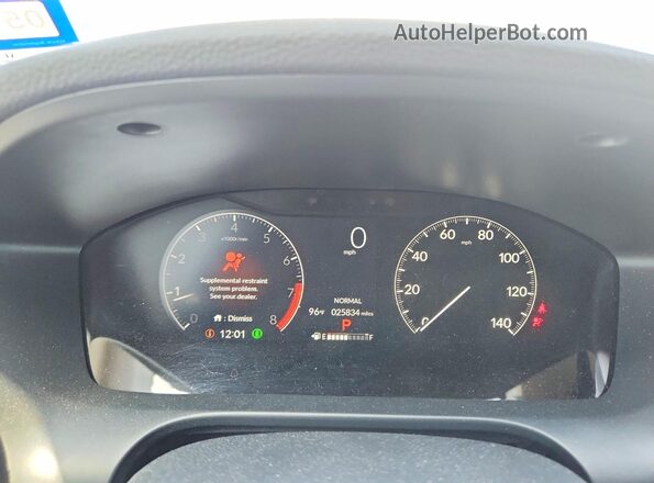 3CZRZ1H3XTM701268 2026 HONDA HR-V Black Вид щитка приладів