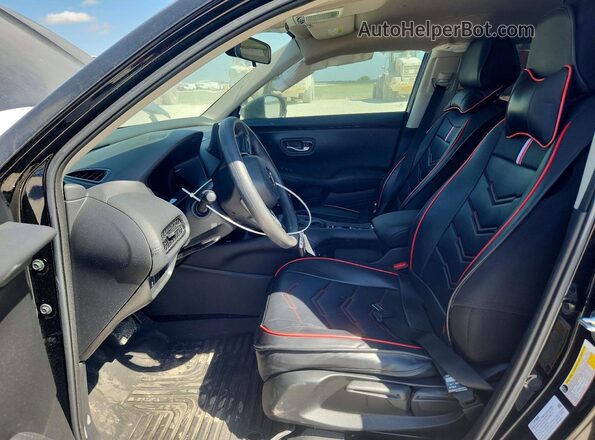 3CZRZ1H3XTM701268 2026 HONDA HR-V Black Вид салону спереду