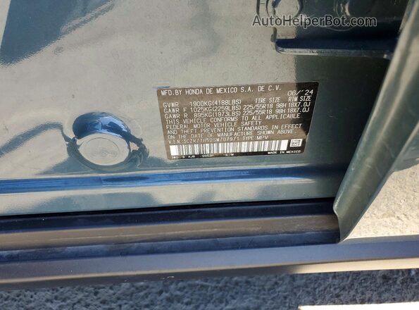 3CZRZ1H52SM707971 2025 HONDA HR-V Teal Вид підкапотного простору