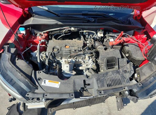 3CZRZ1H54PM740350 2023 HONDA HR-V Red Widok wnętrza z tyłu