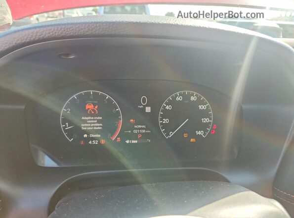 3CZRZ1H54PM740350 2023 HONDA HR-V Red Widok zestawu wskaźników
