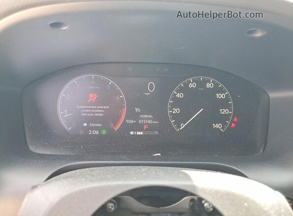 3CZRZ1H54RM742330 2024 HONDA HR-V Blue ხელსაწყოთა პანელის ხედი