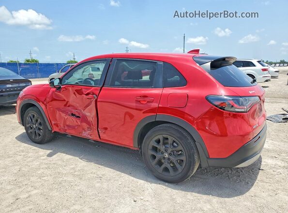 3CZRZ1H56SM722862 2025 HONDA HR-V Red უკანა მარცხენა