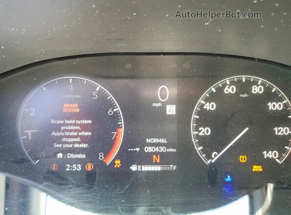 3CZRZ1H56SM752654 2025 HONDA HR-V White Instrument cluster view
