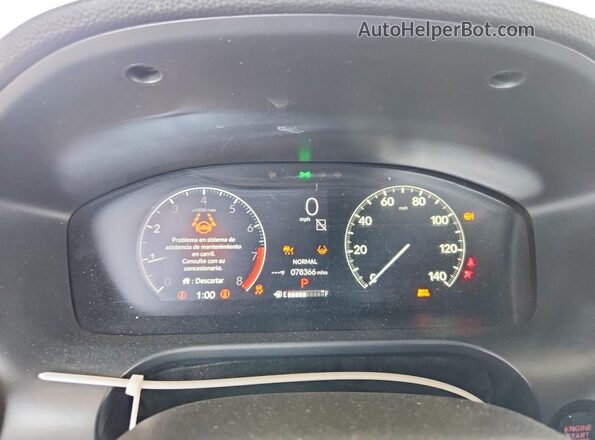 3CZRZ1H71PM700874 2023 HONDA HR-V Black Vista del cuadro de instrumentos