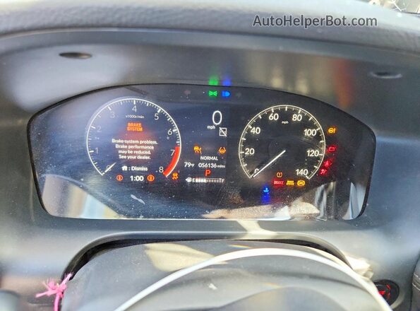 3CZRZ1H71SM705453 2025 HONDA HR-V Black Սարքավորումների վահանակի տեսք