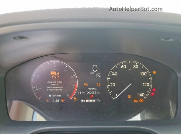 3CZRZ1H75TM739428 2026 HONDA HR-V Gray Вид щитка приладів