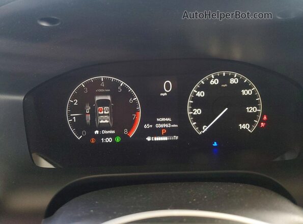 3CZRZ1H78RM710286 2024 HONDA HR-V Белый Вид щитка приборов