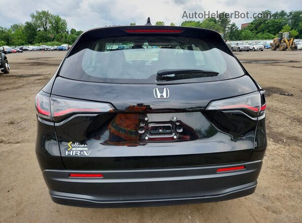 3CZRZ2H30SM762925 2025 HONDA HR-V Black Вид ззаду