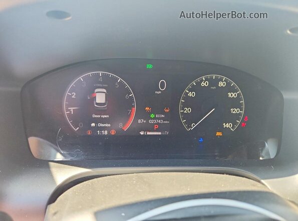3CZRZ2H31PM735014 2023 HONDA HR-V Silver Widok zestawu wskaźników