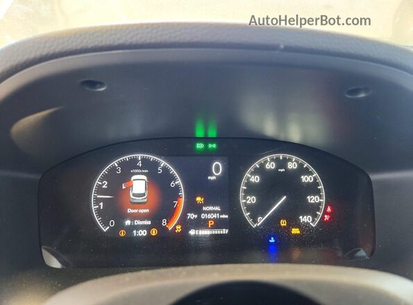 3CZRZ2H35RM718154 2024 HONDA HR-V Silver Vista del cuadro de instrumentos