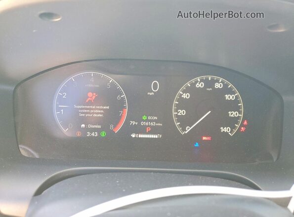 3CZRZ2H36SM764484 2025 HONDA HR-V White Вид щитка приладів