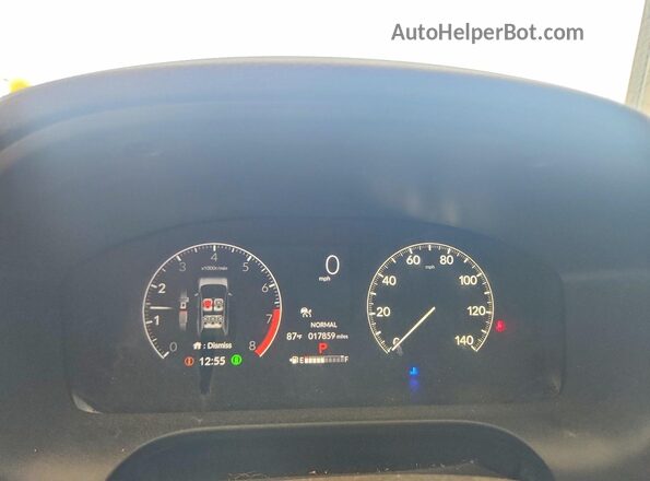 3CZRZ2H36SM767773 2025 HONDA HR-V White Вид щитка приладів