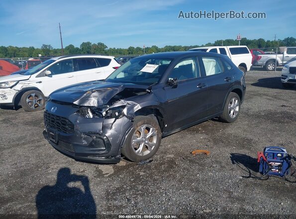3CZRZ2H37SM703919 2025 HONDA HR-V Gray წინა მარცხენა ხედი სამი მეოთხედიდან