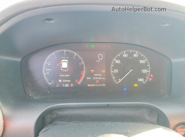 3CZRZ2H38SM705663 2025 HONDA HR-V Blue Instrument cluster view