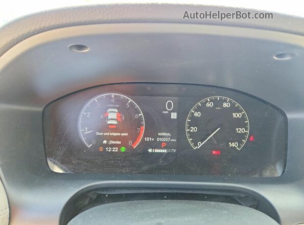 3CZRZ2H38TM738244 2026 HONDA HR-V Синий Вид щитка приборов