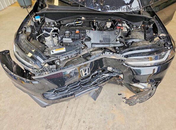 3CZRZ2H39PM714654 2023 HONDA HR-V Black Vista del compartimento del motor