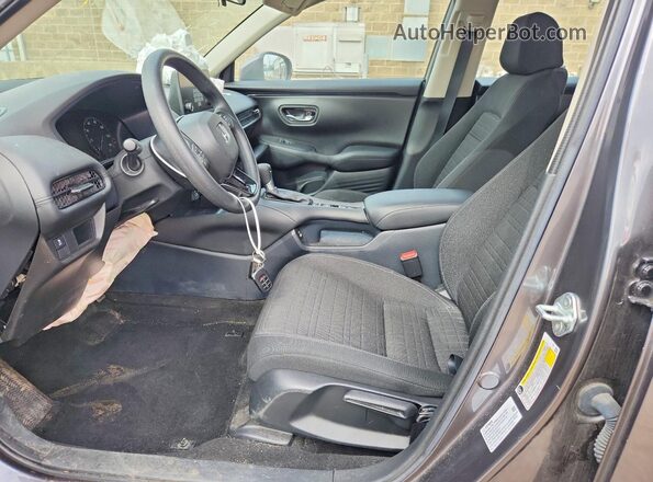 3CZRZ2H39PM743894 2023 HONDA HR-V Gray Widok wnętrza z przodu