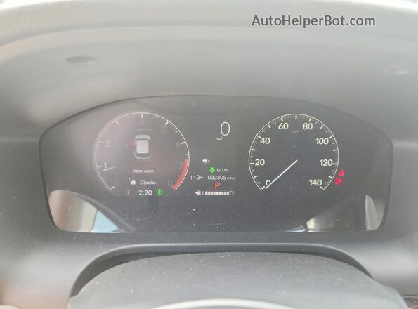 3CZRZ2H39PM748240 2023 HONDA HR-V Серый Вид щитка приборов
