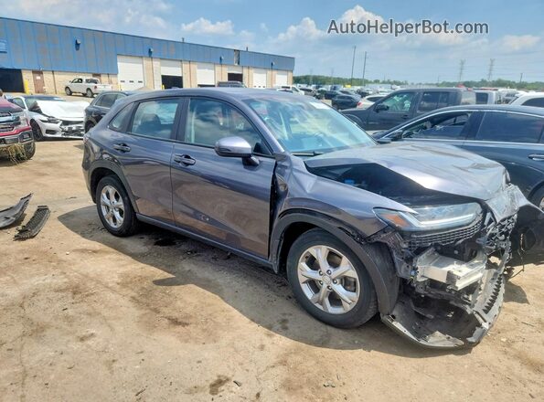3CZRZ2H39PM748240 2023 HONDA HR-V Серый Передняя правая четверть