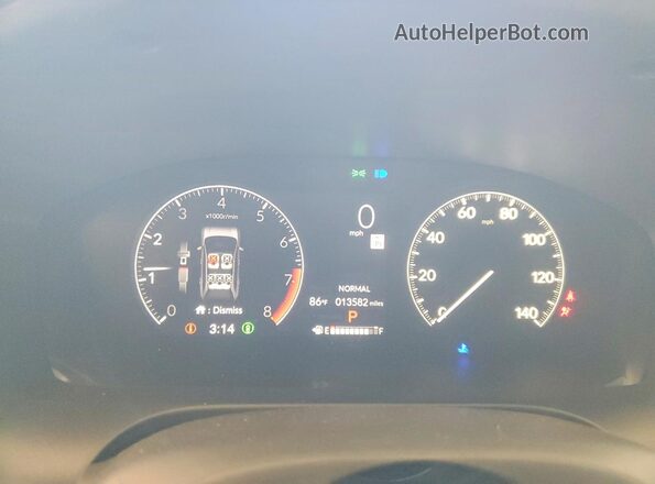 3CZRZ2H3XRM717601 2024 HONDA HR-V Серебряный Вид щитка приборов