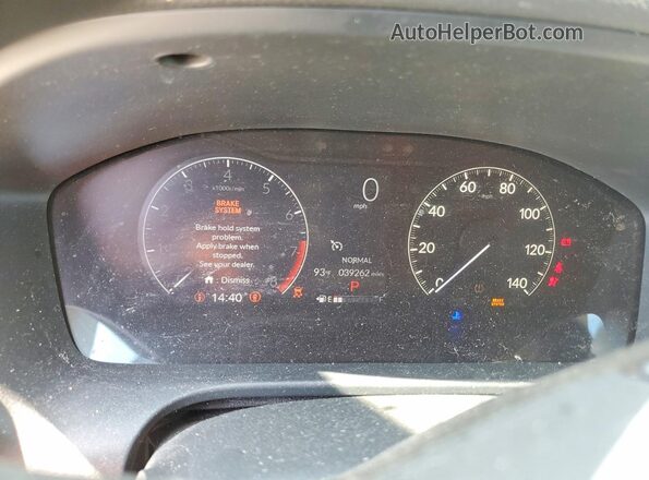 3CZRZ2H3XSM725736 2025 HONDA HR-V Green ხელსაწყოთა პანელის ხედი